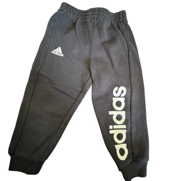 adidas Other - 5/$25  EUC Adidas Kids Black Sweatpants- Size 2T